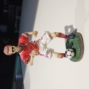 Pacific gift ware #5605 Soccer Skeleton player # 13
